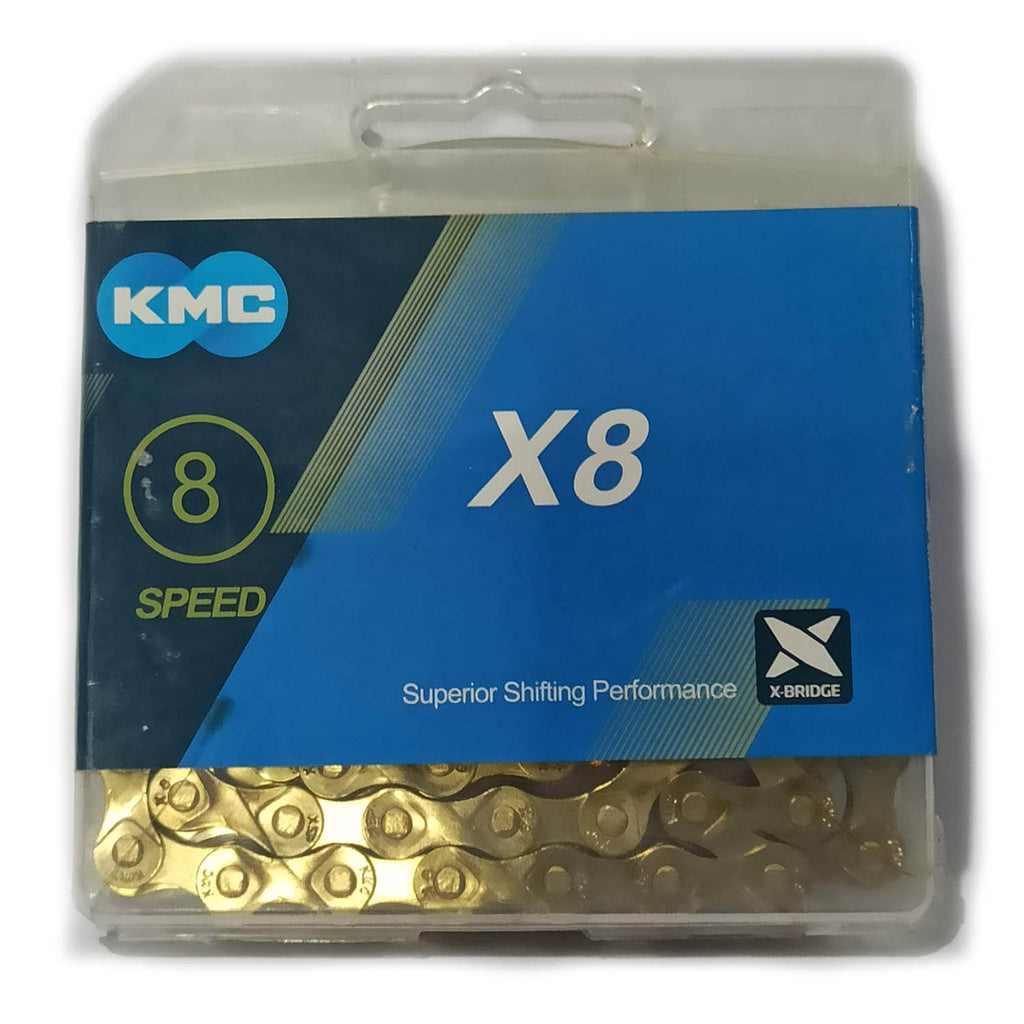 Kmc 8x MTB Mountain Bike Chain Hollow 116 Full Links