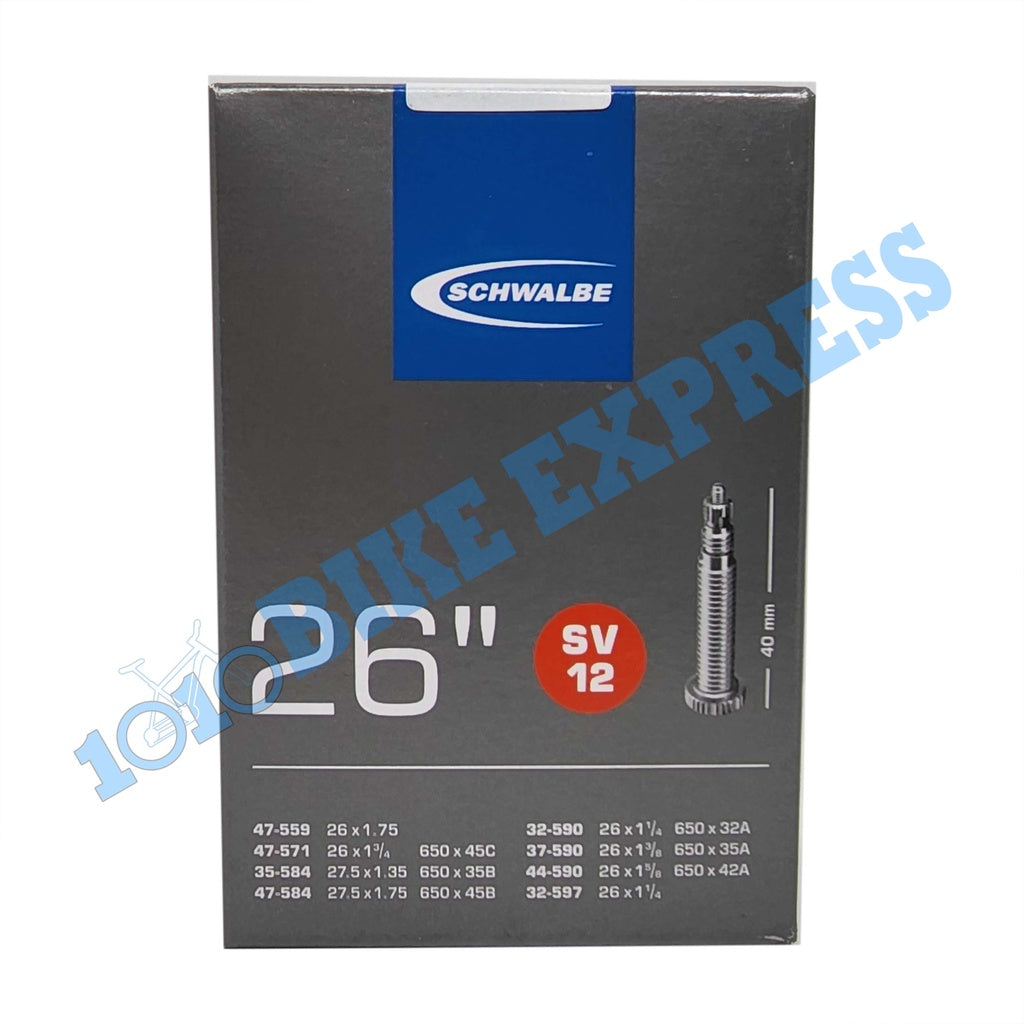 Schwalbe Inner Tube Presta And Shrader Sv12 Sv13 Sv15 Av12