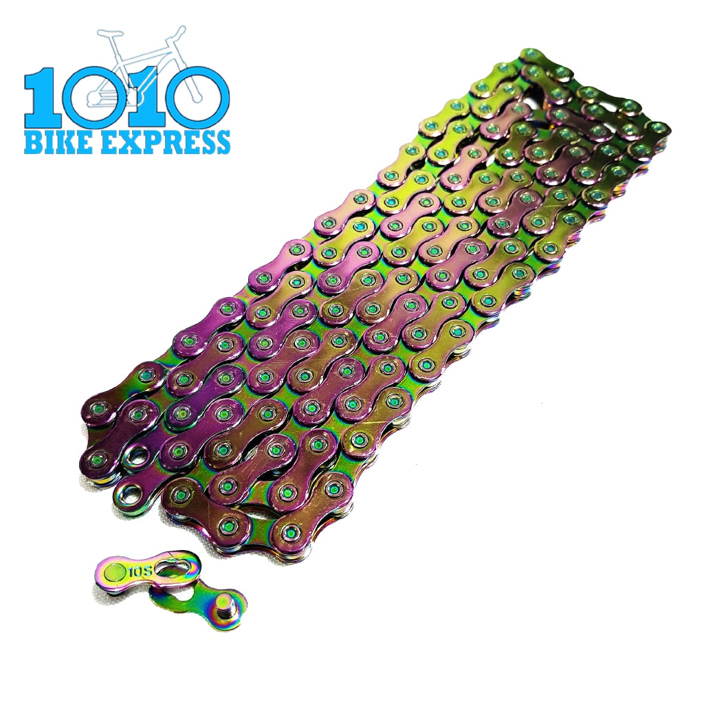 Genova Mars Oil Slick 8 9 10 Speed Chain For Bicycle