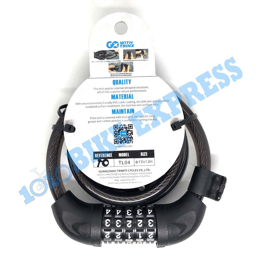 Trinx 5 Digits Password Bike Lock