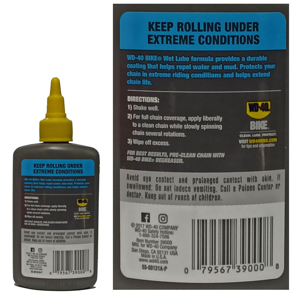 Wd40 Wet Lube Lubricant 118ml