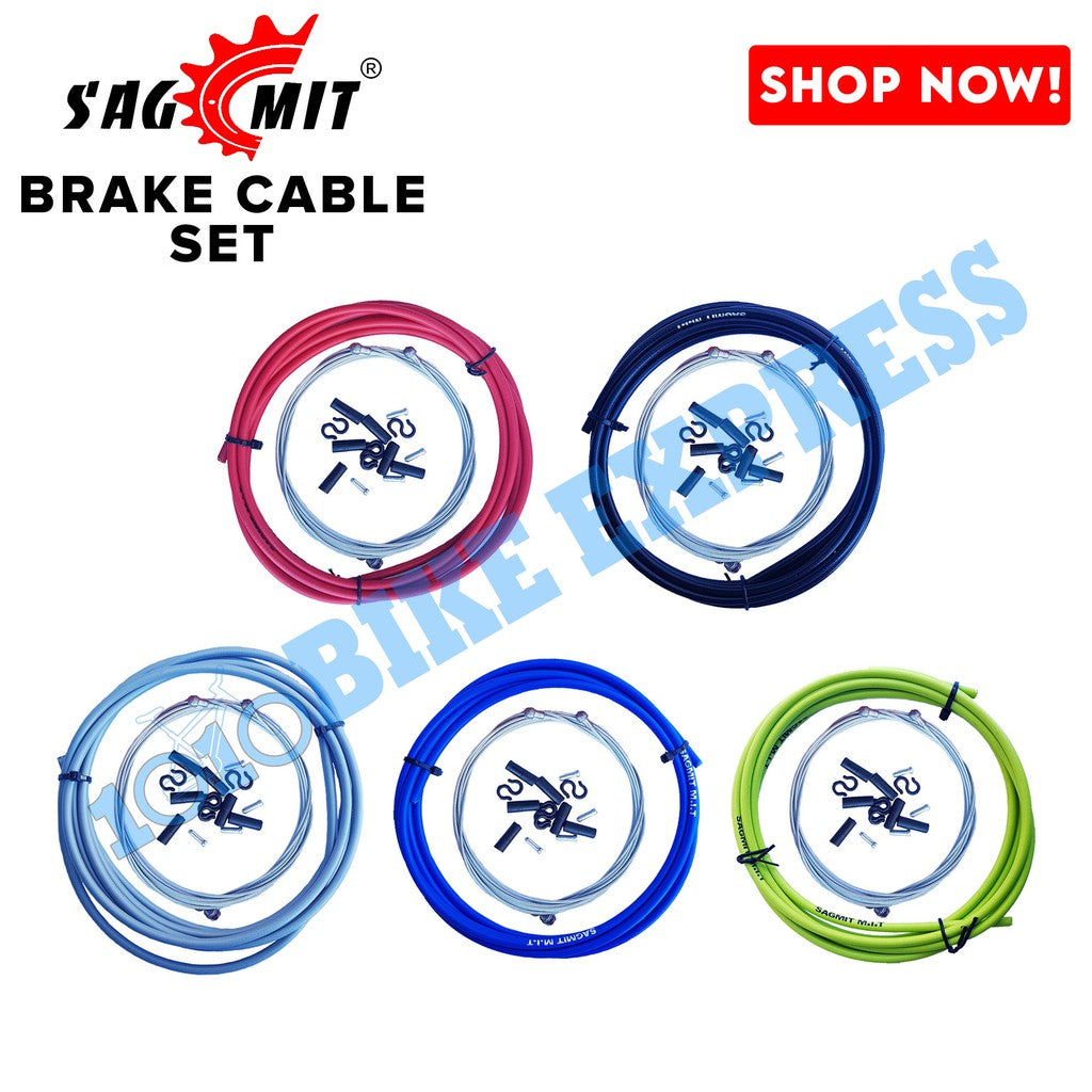 Sagmit Brake Cable Set Available In 5 Different Color Mountain Road Bike BMX