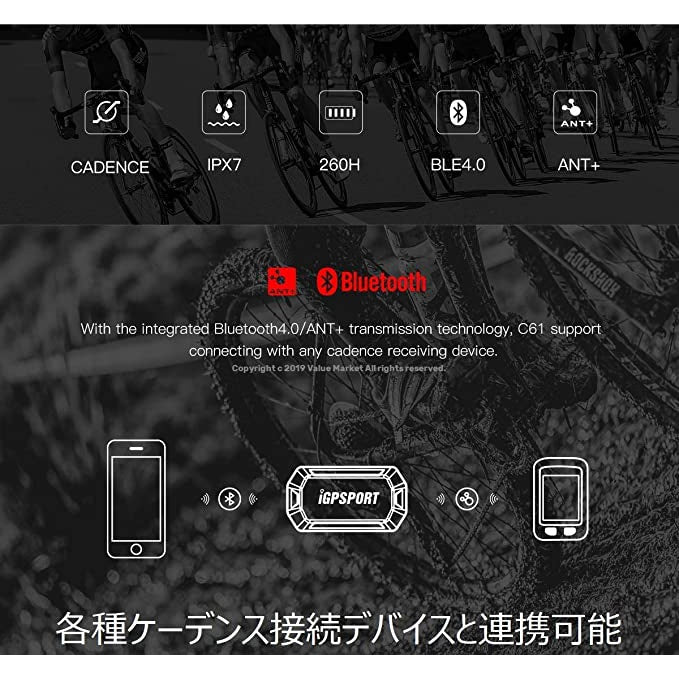 Igpsport Bike Cadence Sensor C61