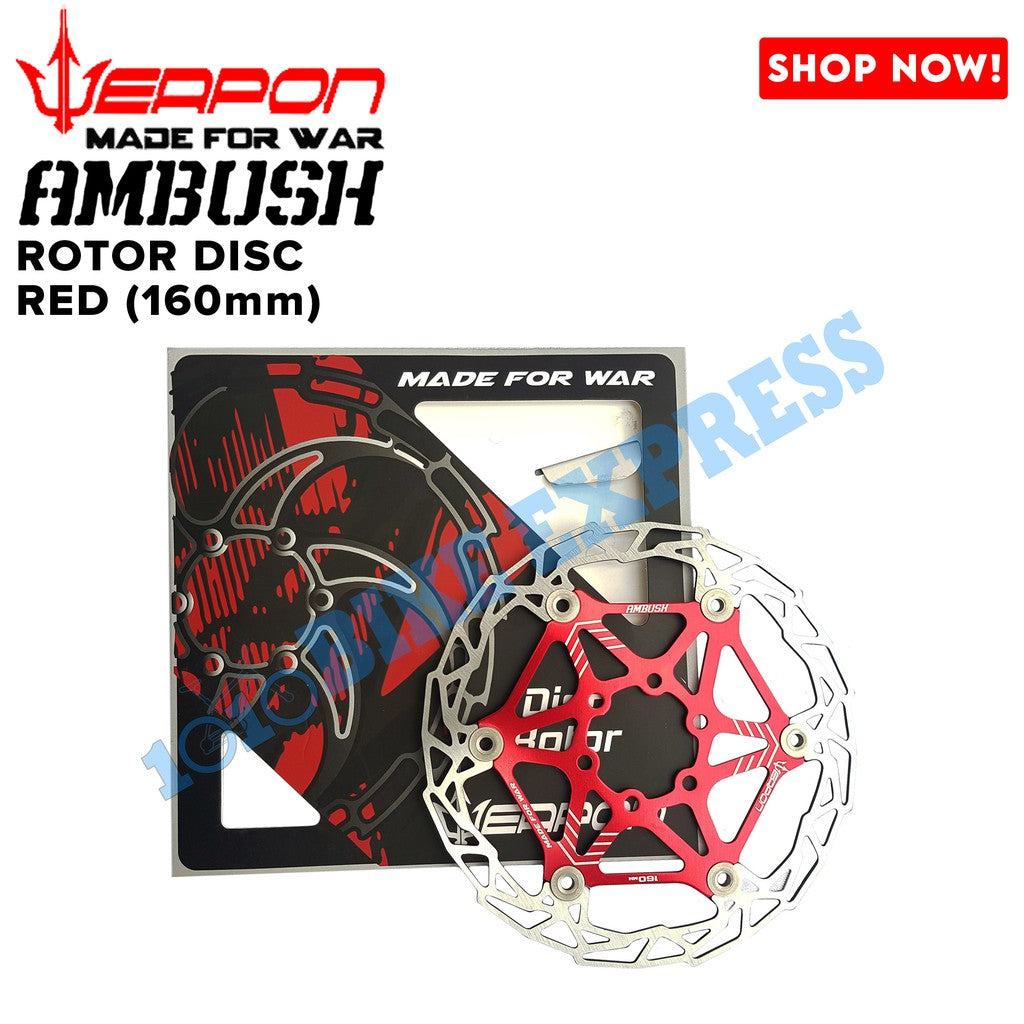 Weapon Mountain Bike Ambush Rotor Bolt Type 160 180mm Per Piece