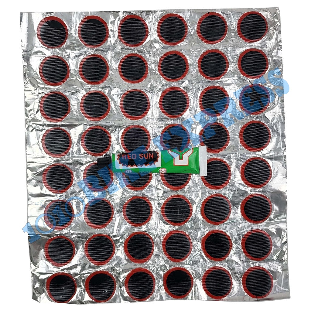 Red Sun Patch Kit / cold patch 48pc 1 Rubber Cement redsun patchkit coldpatch RS4803