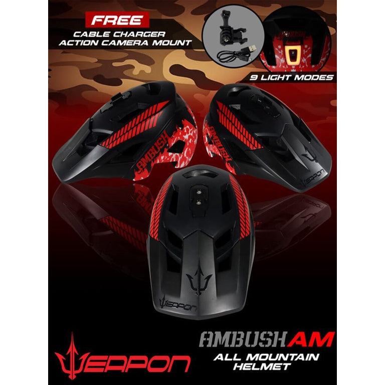 Weapon Helmet Ambush Mountain Bike