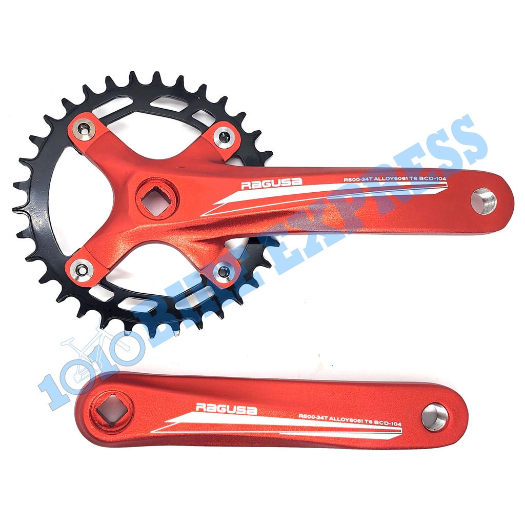 Ragusa R-500 R-600 R-50 (1x) R-550 R-650 (2x) Crank Square Type 34t 36t ragusa r50