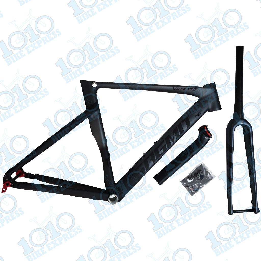 Sagmit Veneno Frame Fork And Seat Post Included Road Bike RIMBRAKE & DISCBRAKE