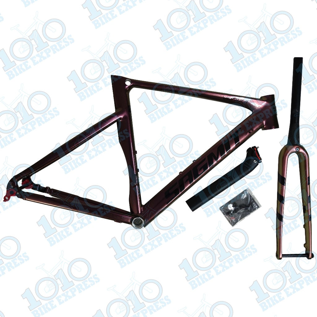 Sagmit Veneno Frame Fork And Seat Post Included Road Bike RIMBRAKE & DISCBRAKE