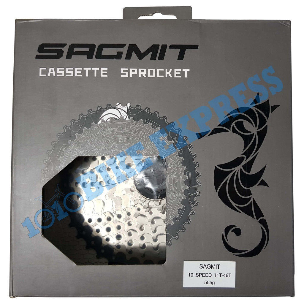 Sagmit Cassette 10 Speed Titanium Color Cogs For Mtb Bicycle Mountain Bike Sprocket