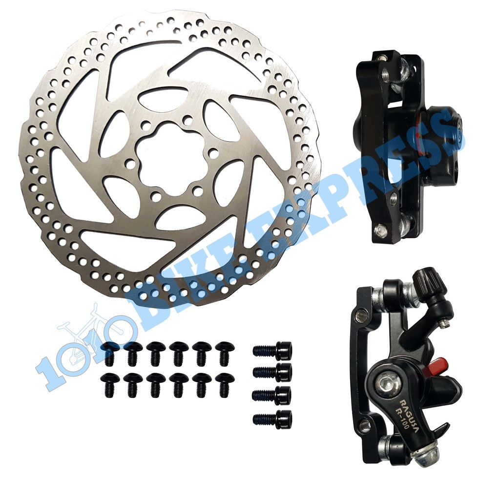Ragusa R200 R100 R-100 R-200 Disc Brake Caliper Set With Rotor And Bolts Mountain Bike