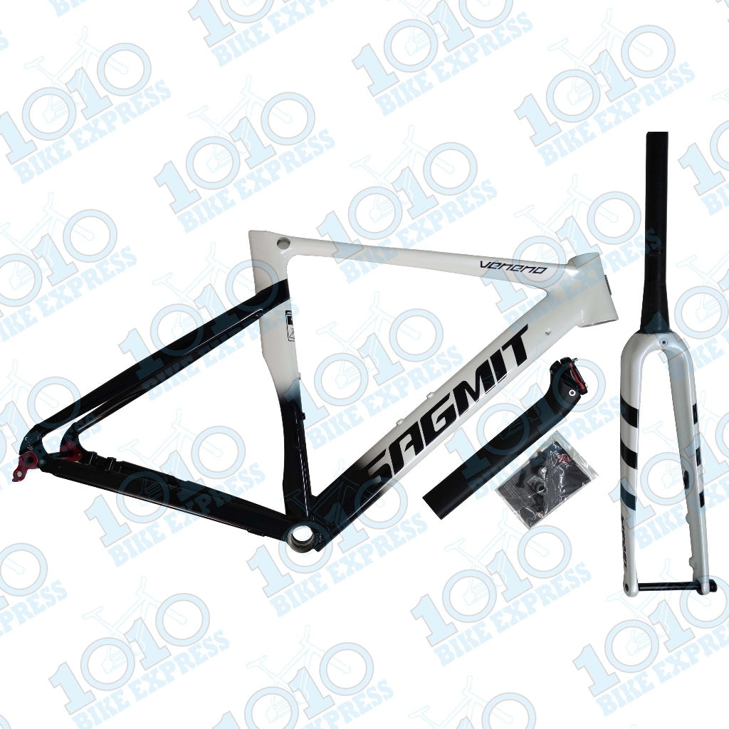 Sagmit Veneno Frame Fork And Seat Post Included Road Bike RIMBRAKE & DISCBRAKE