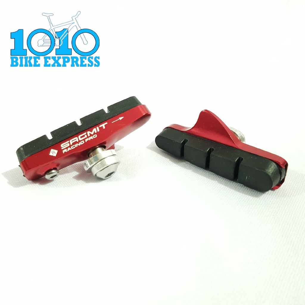 Sagmit Racing Pro Road Bike Alloy Holder Brake Shoe V Pads Cycling