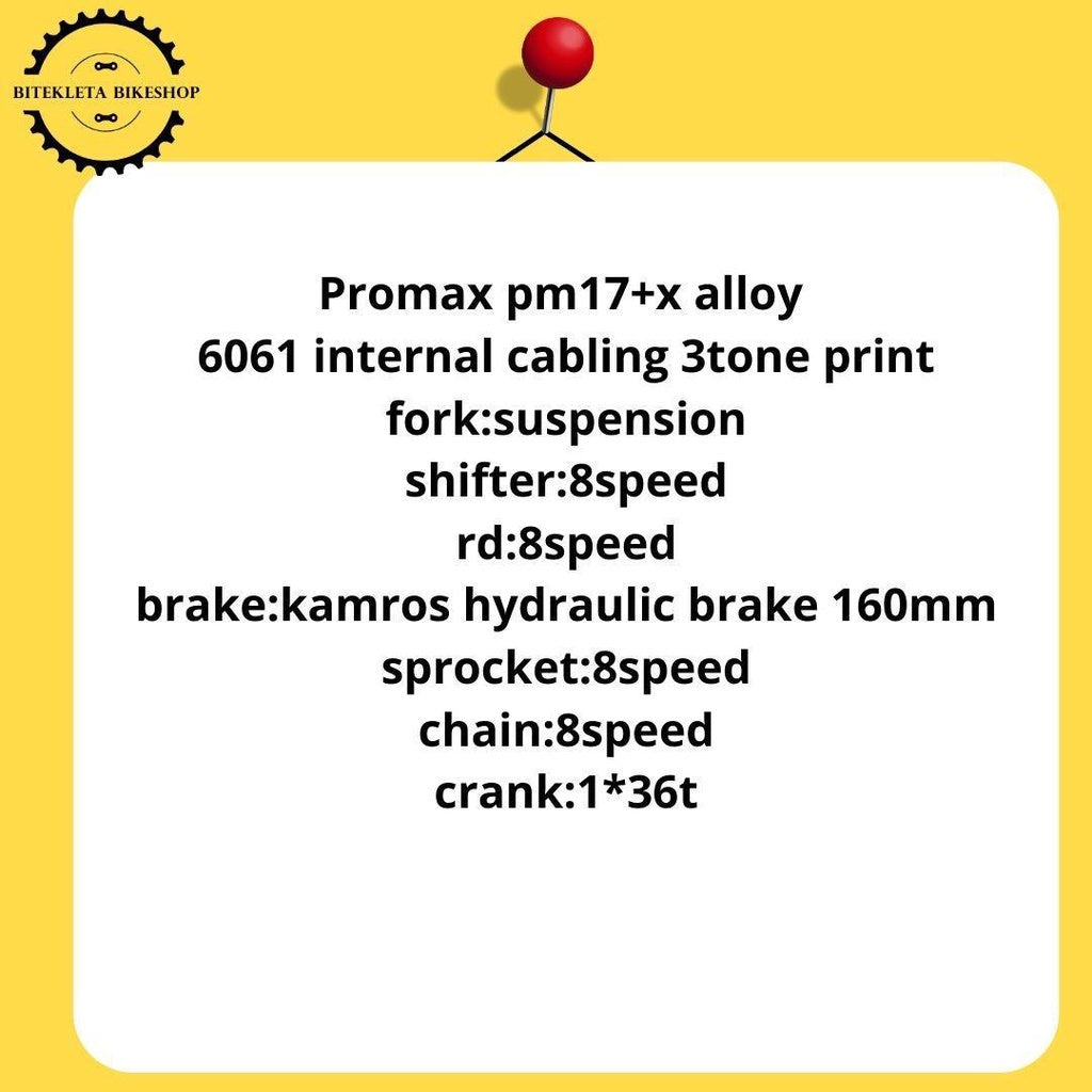 PROMAX PM17+X HYDRAULIC MTB 27.5 29ER 2022