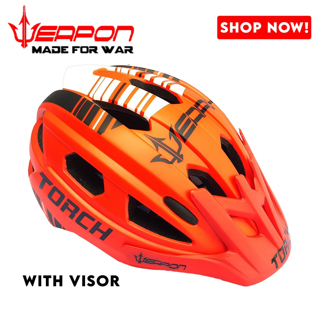 Weapon Mountain Bike Torch Helmet