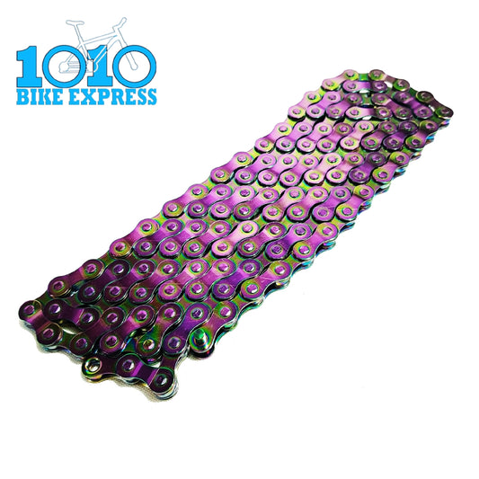 Genova Mars Oil Slick 8 9 10 Speed Chain For Bicycle