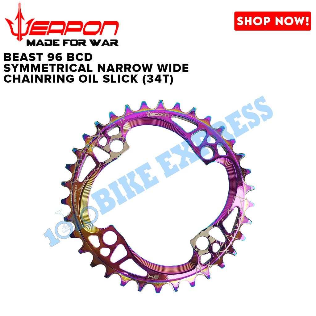 Weapon Chainring 96bcd 34 36 38t Chain Ring