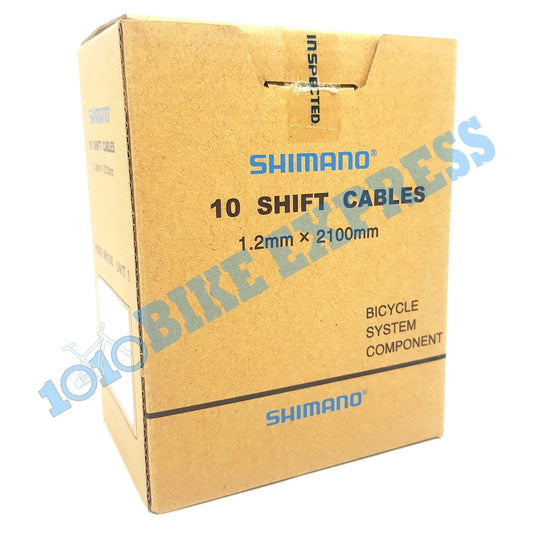 Shimano Shifter Cable Steel 2100mm 10 Per Box