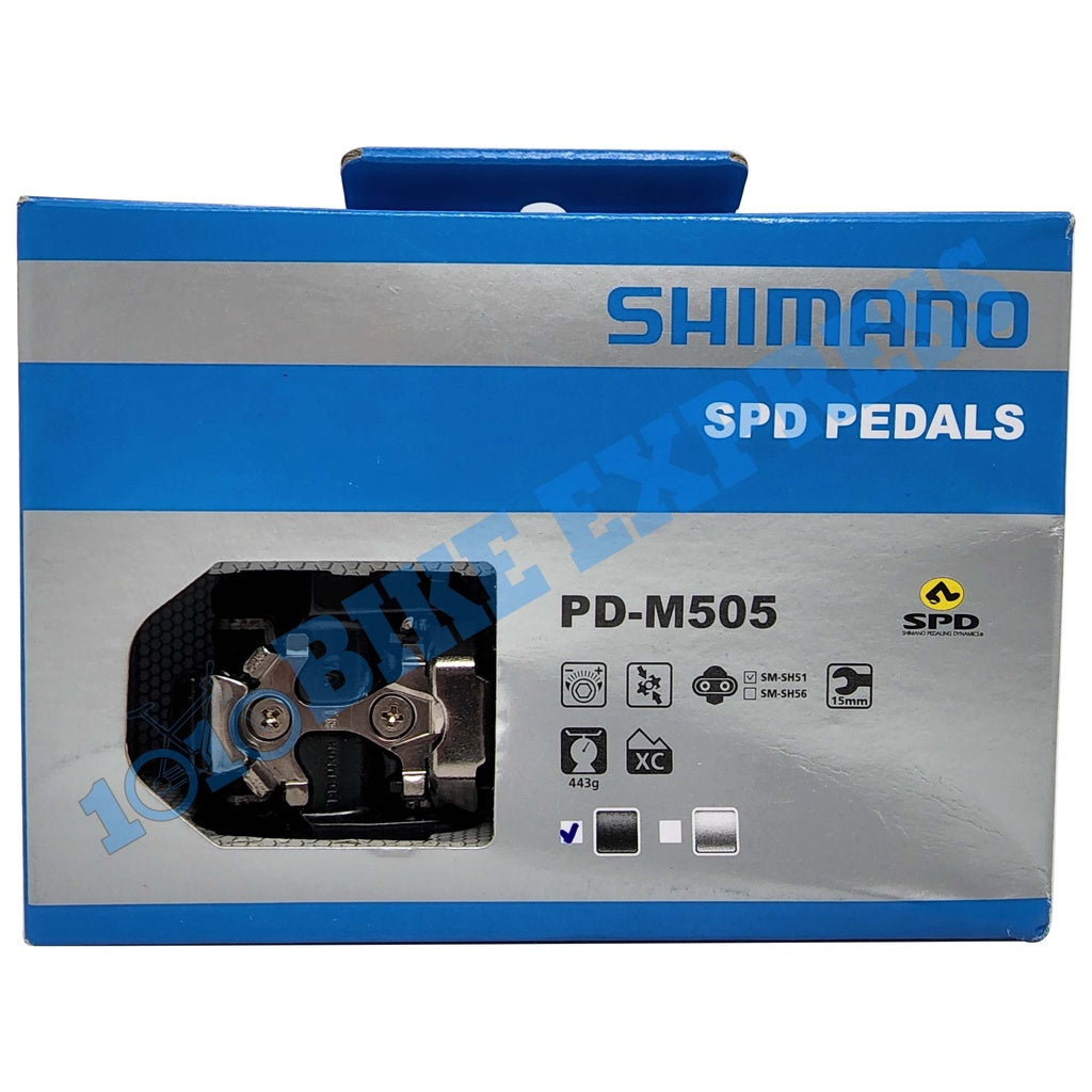 Shimano Pd-M505 Spd Cleat Pedals For MTB