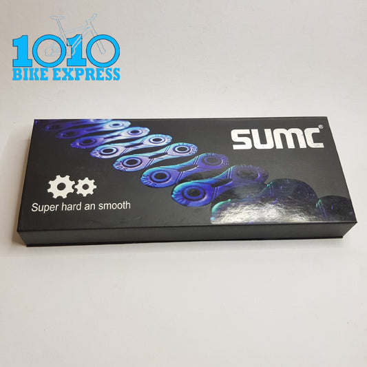 Sumc Chain 10speed Oil Slick Black And Gold Bicycle Bike