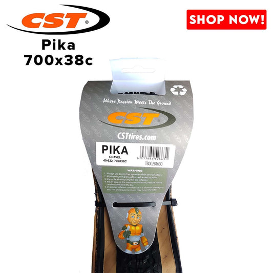 Cst Pika Gravel Skin Wall Folding Tire 700c X 38c Tubeless Ready