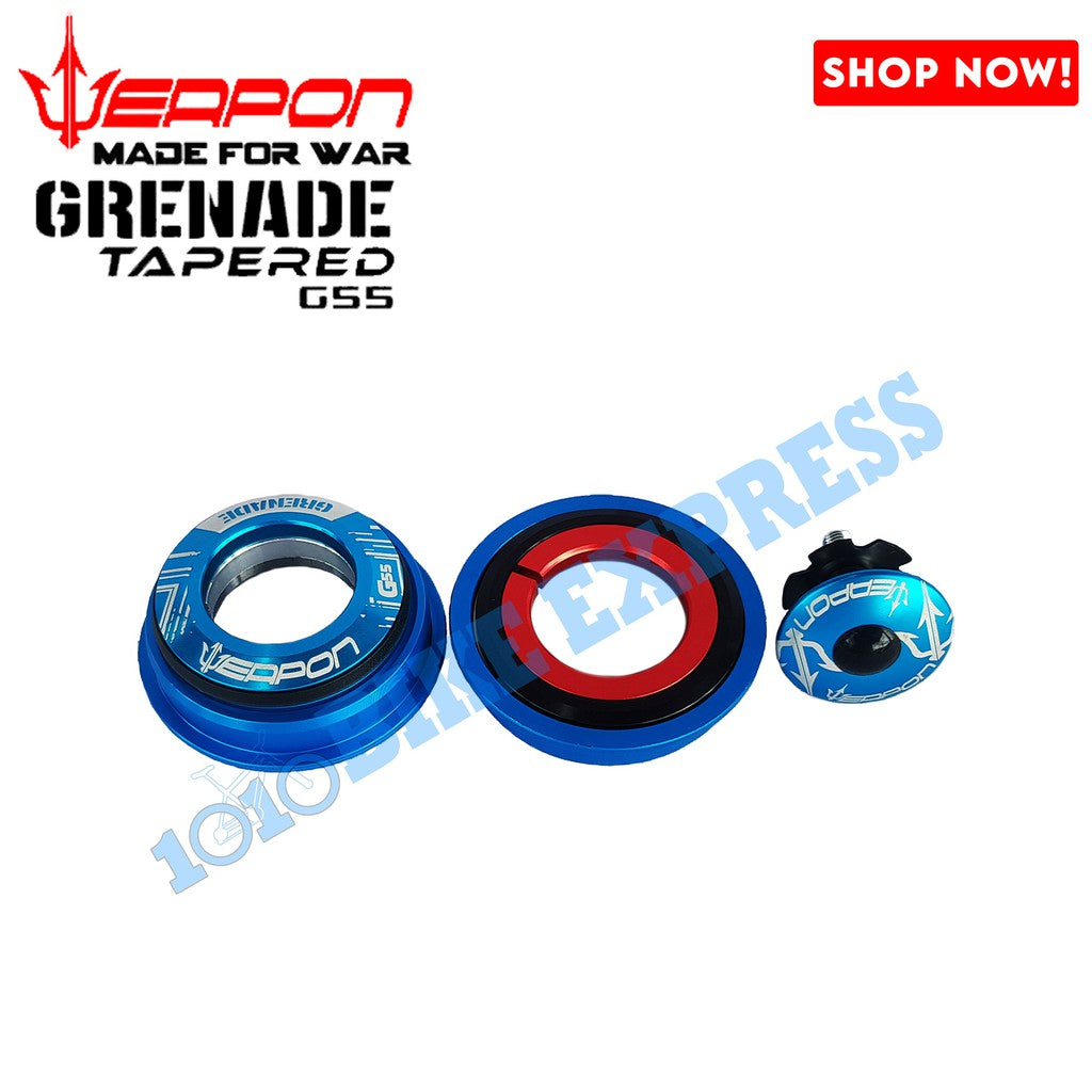 Mountain Bike Weapon Grenade Headset Integrated Tapered