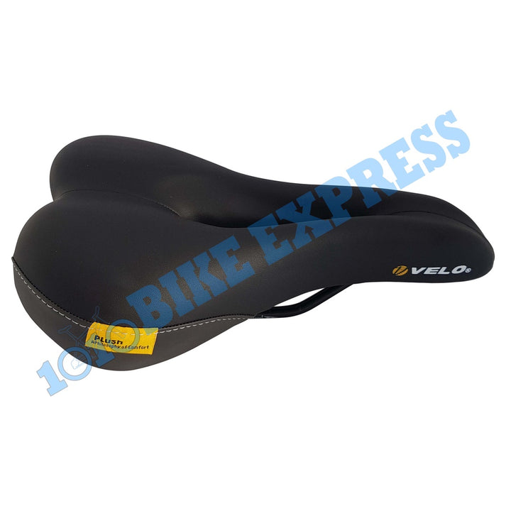 VELO D2 Impugnature Manubrio Bici – Bicomponente 130 Mm, Comfort E Presa Perfetta, Nero/Bianco