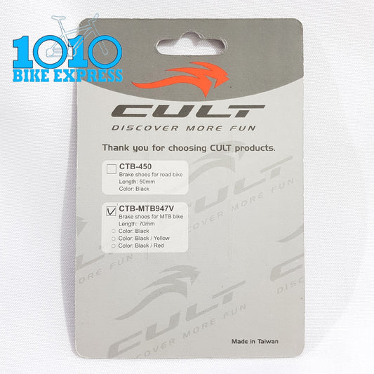 Cult Brake Shoe For MTB Mountain Bike Rb Road Vbrake V Shoes Bicycle