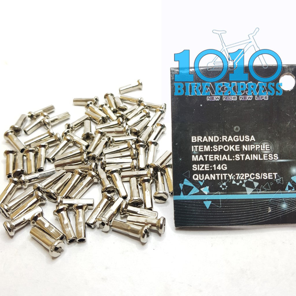 Ragusa Nipples For Bicycle Spokes 14g copper