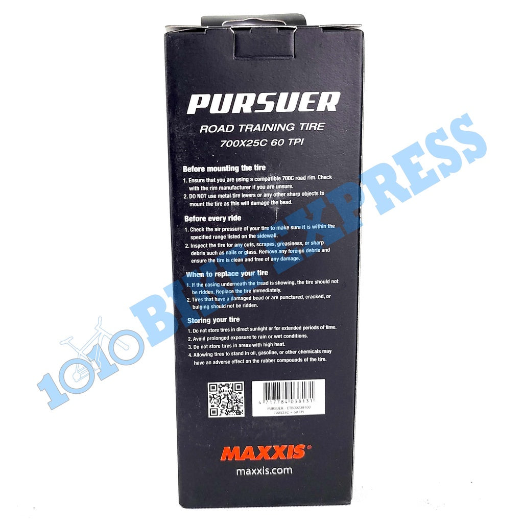 MAXXIS Pursuer M225 Black Folding 700x25c Tire Per Piece