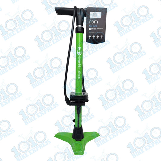 CRANK BROTHERS GEM & SAPPHIRE FLOOR PUMP 160PSI /11 BAR CRANKBROTHERS