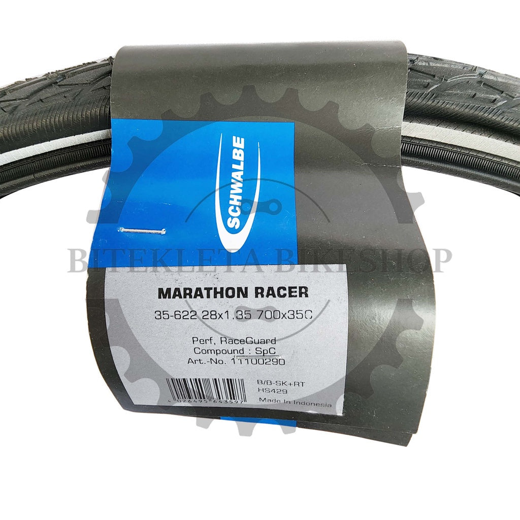 Schwalbe Marathon Racer Race Guard Speed Grip Performance Wired In Black/Reflex