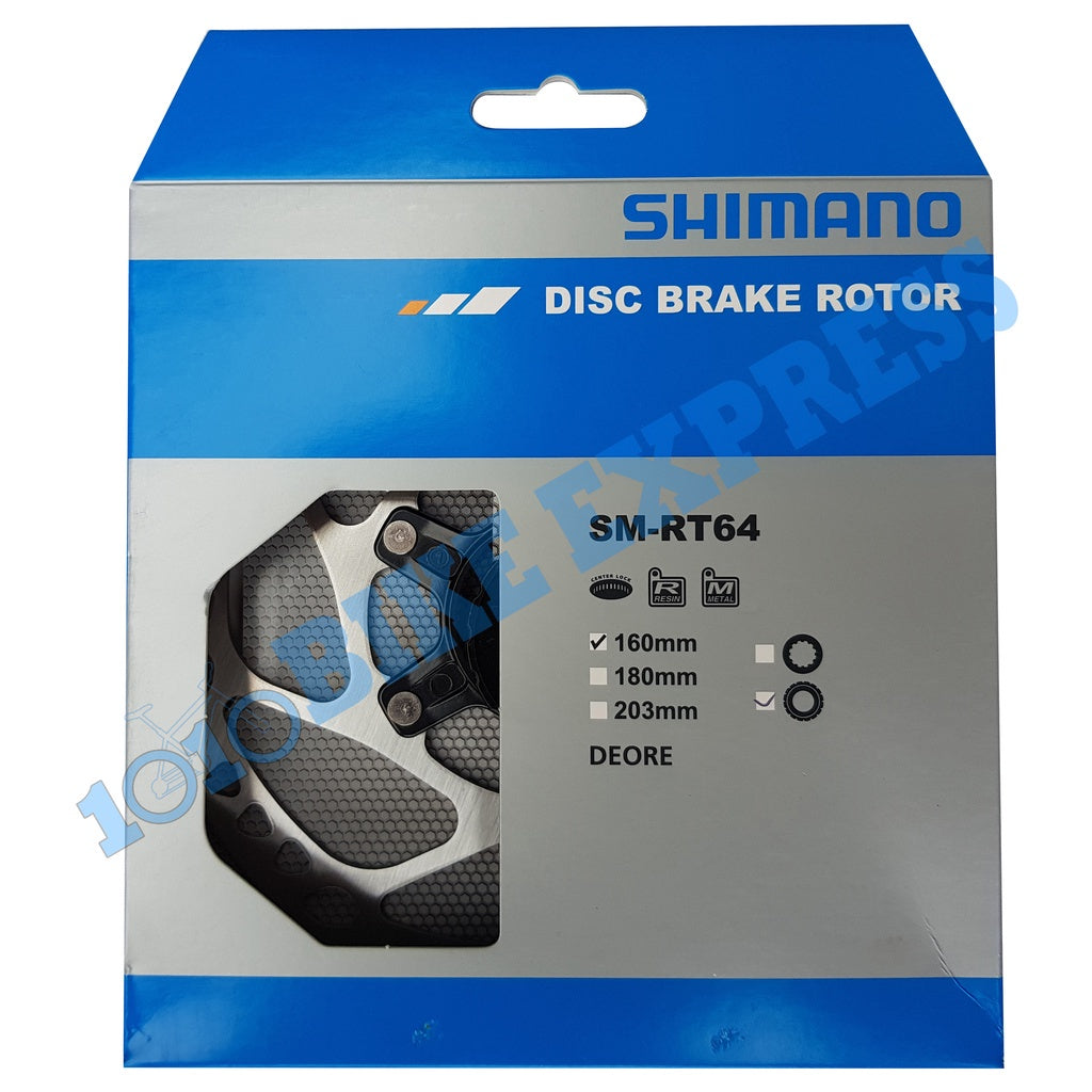 Shimano Deore Disc Rotor Sm-Rt56 Sm-Rt64 Sm-Rt26 Per Piece