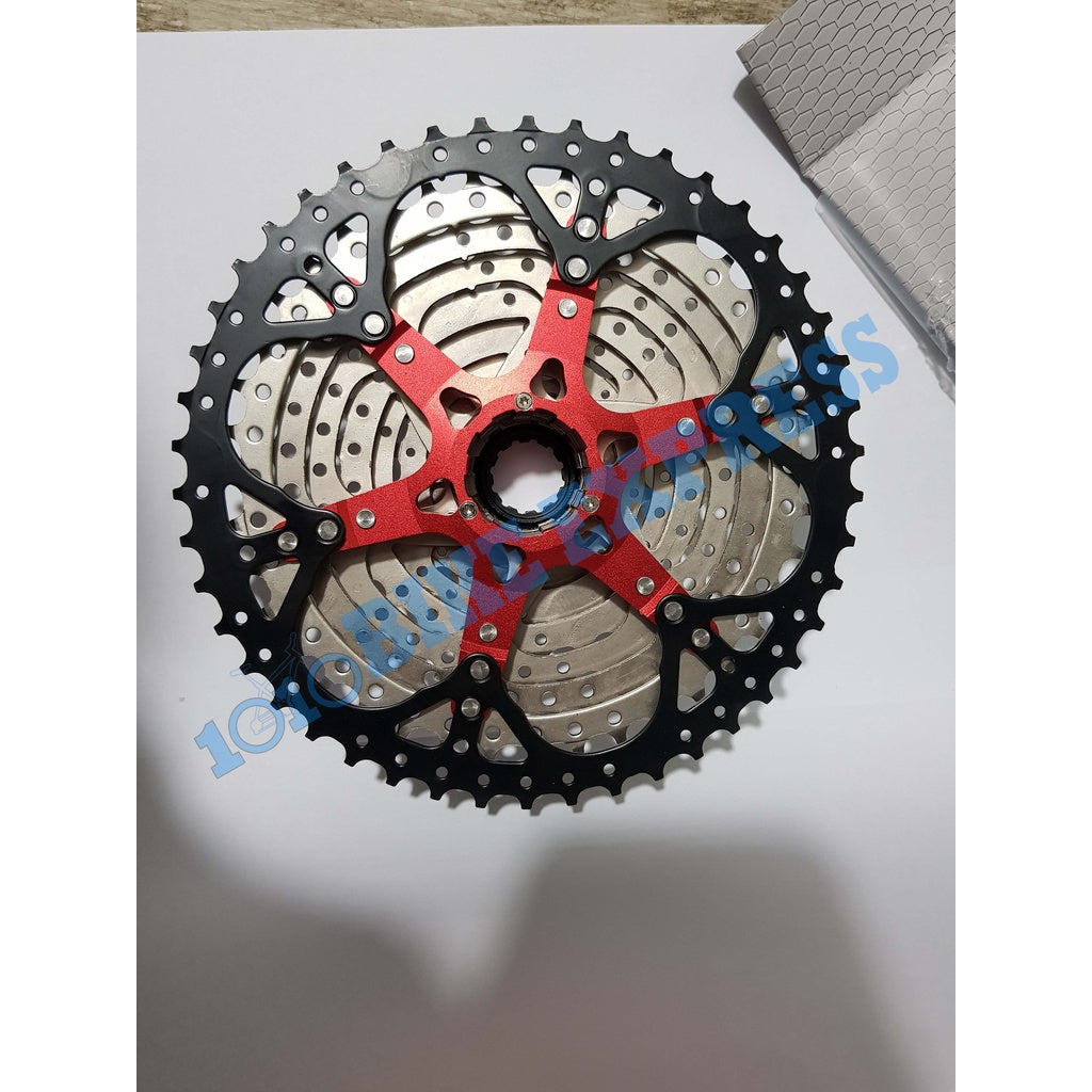 Sagmit Cassette 10 Speed Titanium Color Cogs For Mtb Bicycle Mountain Bike Sprocket