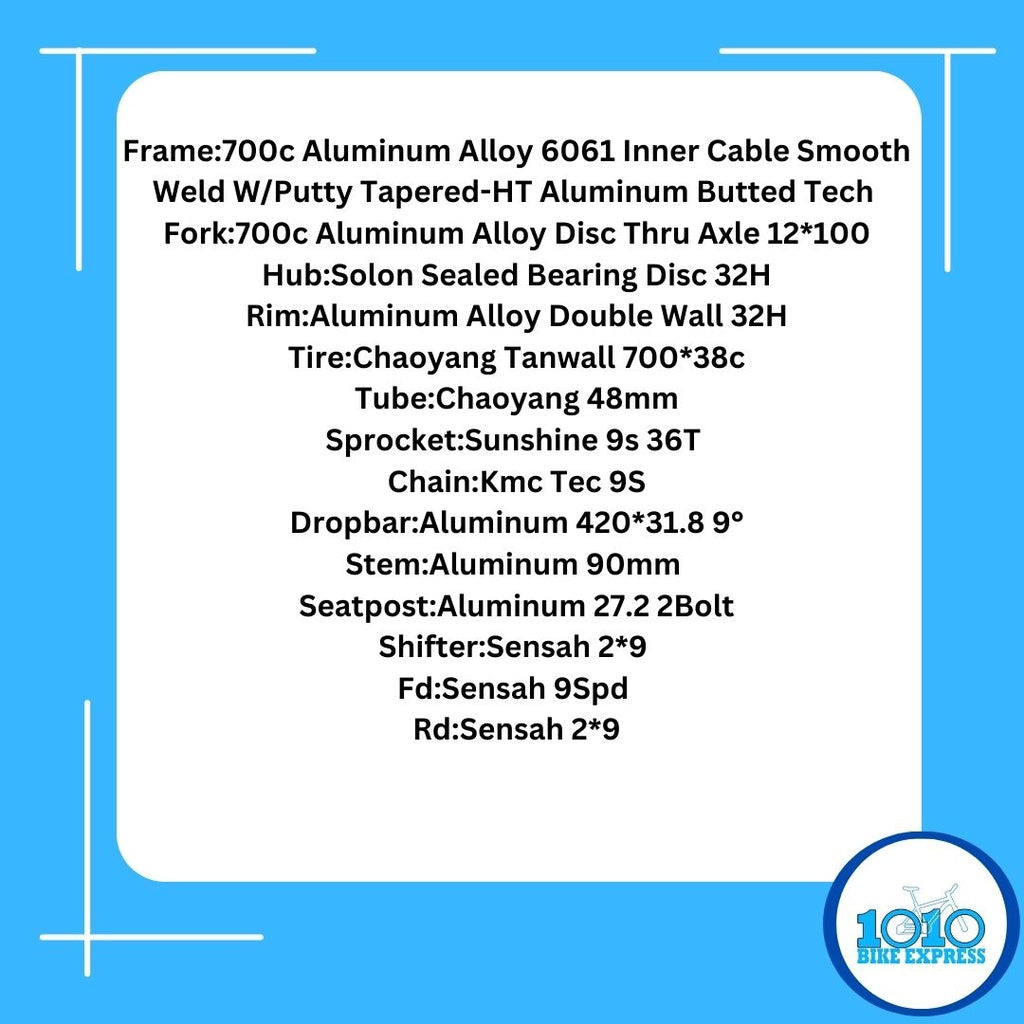 TOSEEK TARGA 1.0 2022 All New Toseek Road Bike/CX 700c