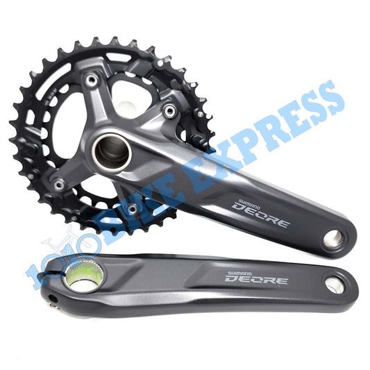 Shimano Deore Fc-M4100-2 Fc-M5100-2 Crank Without Bottom Bracket 175MM