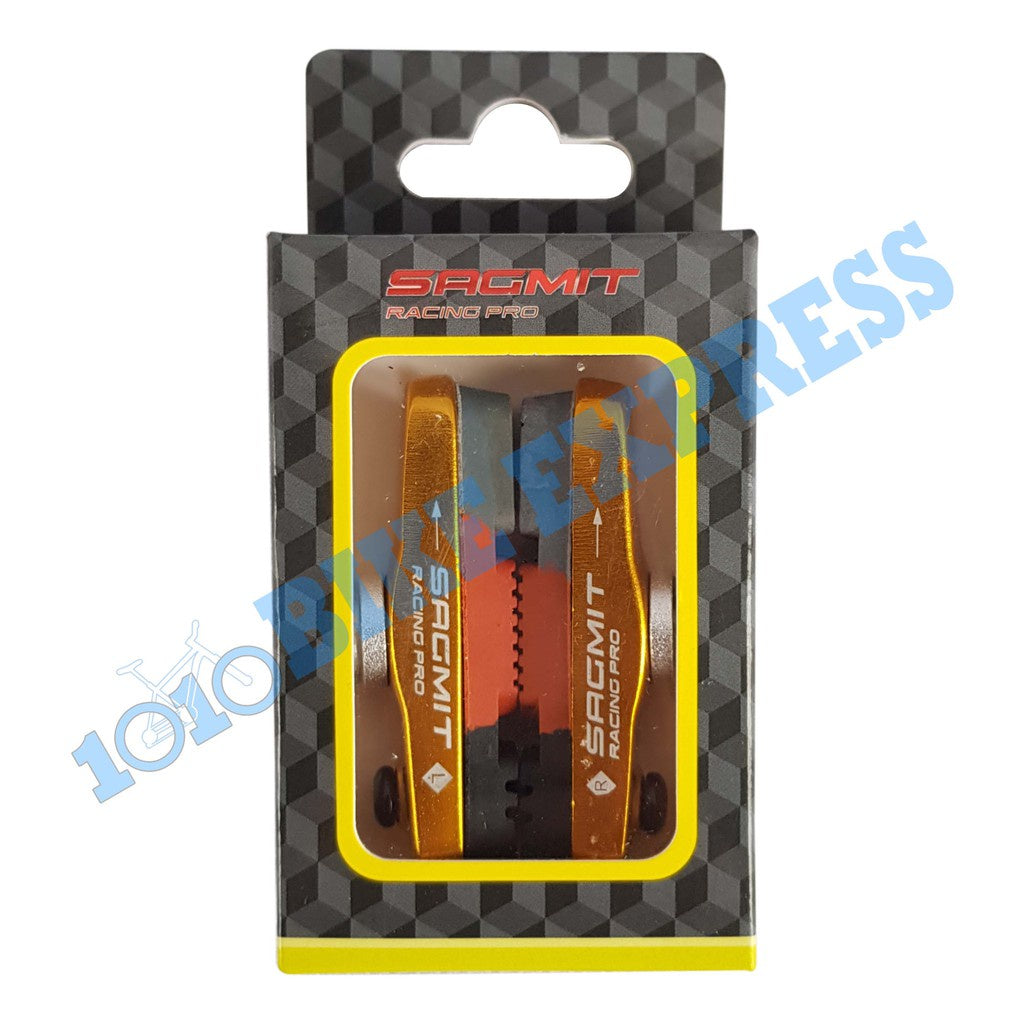 Sagmit Racing Pro Road Bike Alloy Holder Brake Shoe V Pads Cycling