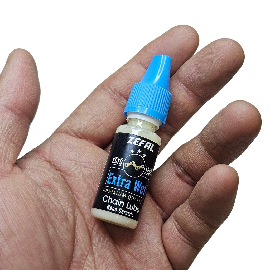 ZEFAL EXTRA WET NANO CERAMIC CHAIN LUBE 10ML LUBRICANT FOR BICYCLE CHAIN
