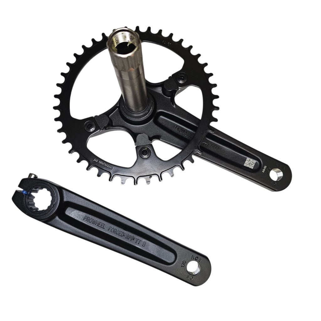 PROWHEEL RPP HOLLOWTECH CRANKSET 42T CRANK FOR MTB